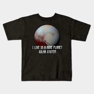 Nine Planet Solar System Kids T-Shirt